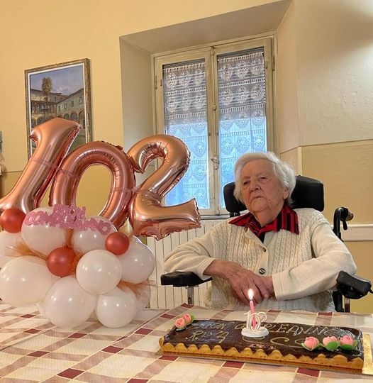 102 ANNI - COMPLEANNO NELLA RSA CONVENTO DI SAN FRANCESCO