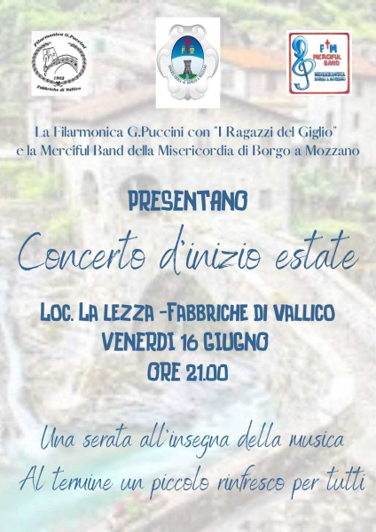 CONCERTO DI INIZIO ESTATE