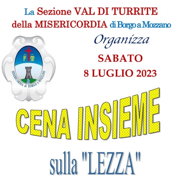 CENA INSIEME SULLA LEZZA