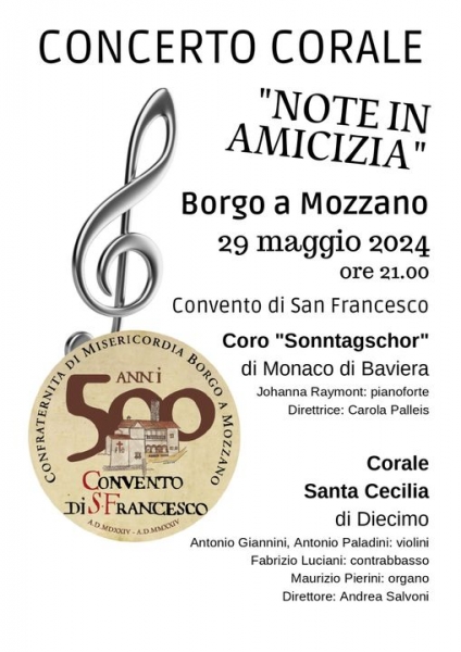 CONCERTO NELLA CHIESA DI SAN FRANCESCO - 29 MAGGIO 2024