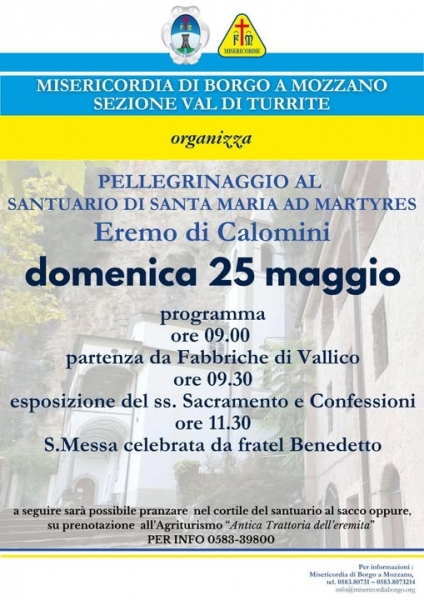 PELLEGRINGGIO ALL'EREMO DI CALOMINI