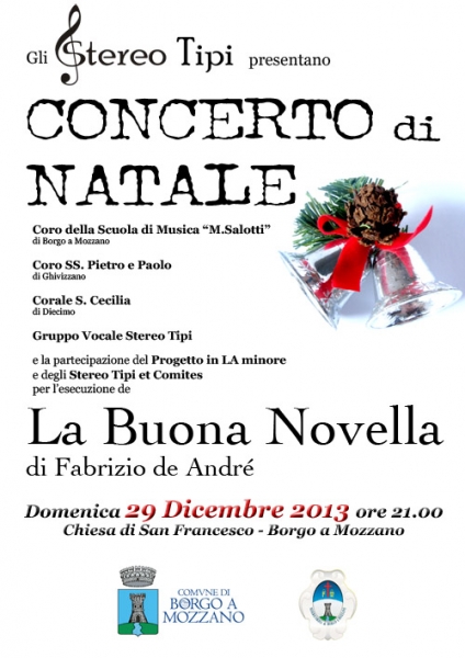 IL CONCERTO DI NATALE AL CONVENTO DI SAN FRANCESCO