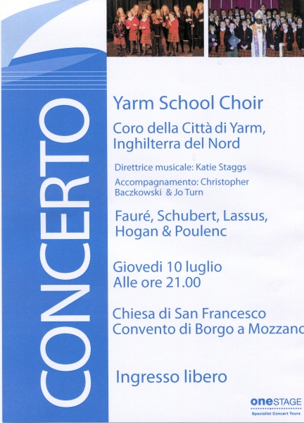 UN CORO INGLESE DALLA CITTA' DI YARM !