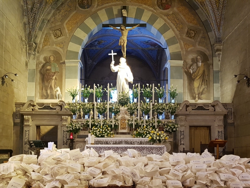 BENEDIZIONE DELLA PASIMATA, DEI VOLONTARI E DEI SOCI. DIRETTA FACEBOOK DALLA SEDE DELLA MISERICORDIA