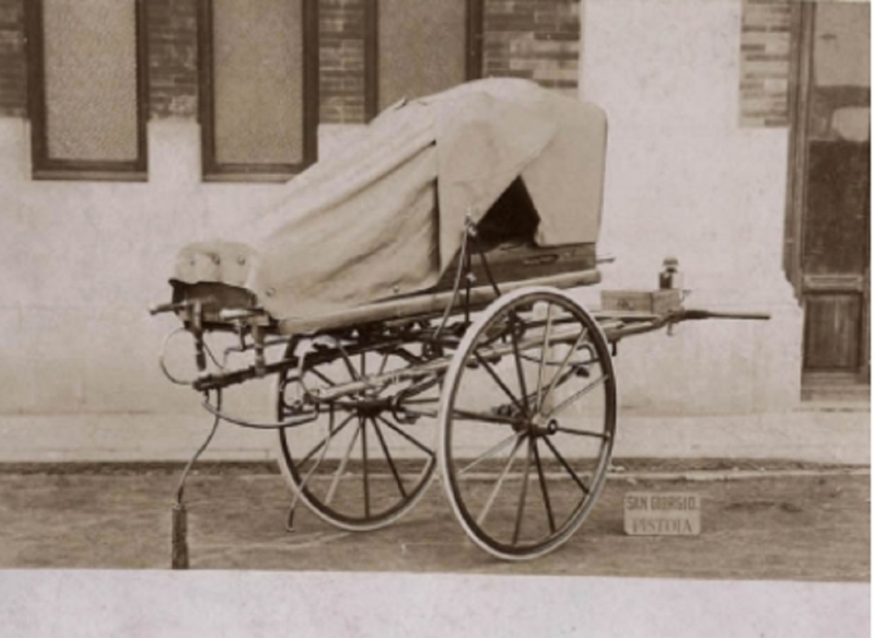 FRAMMENTI DELLA NOSTRA STORIA: IL PRIMO CARRO LETTIGA
