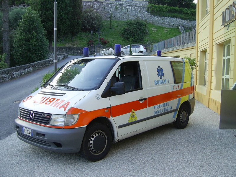 PROPOSTA DI PENSIONAMENTO PER L'AMBULANZA B29 